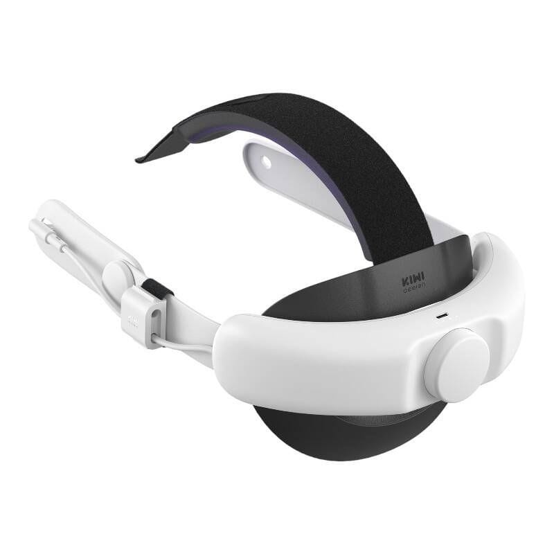 Correia de cabeça Kiwi Design Q31-2.2U com Bateria para Meta Quest 3 Branca - Item1