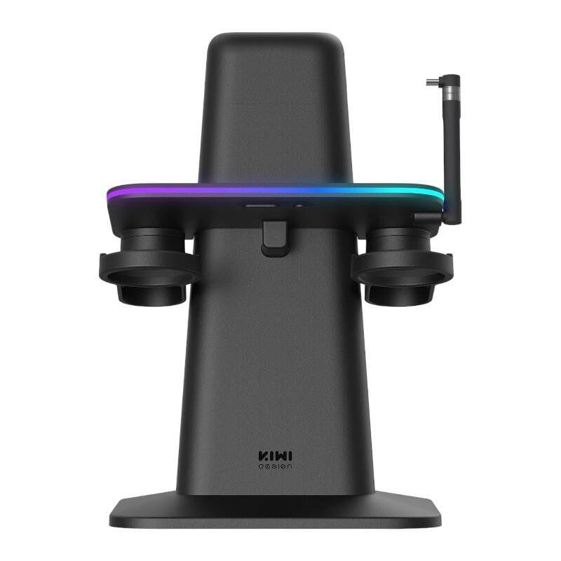 Suporte Vertical Kiwi Design QC03 RGB Carregamento Magnético para Meta Quest 3/Quest 2/Quest PRO Preto - Item2