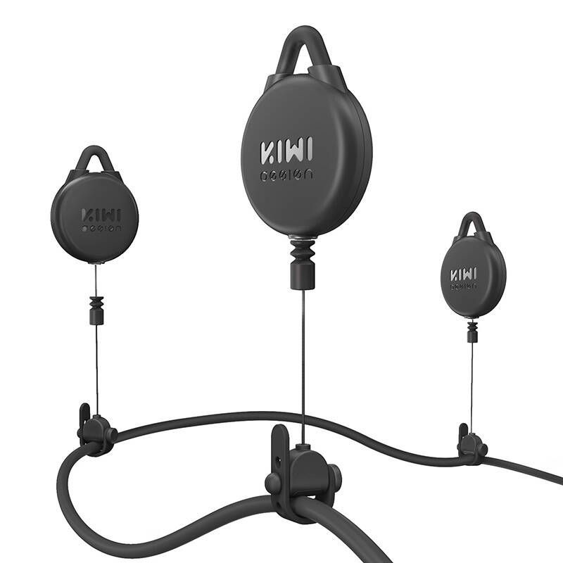 Système de crochet de câble suspendu Kiwi Design V2-3 pour Meta Quest 2/3/Pro Noir - Ítem1