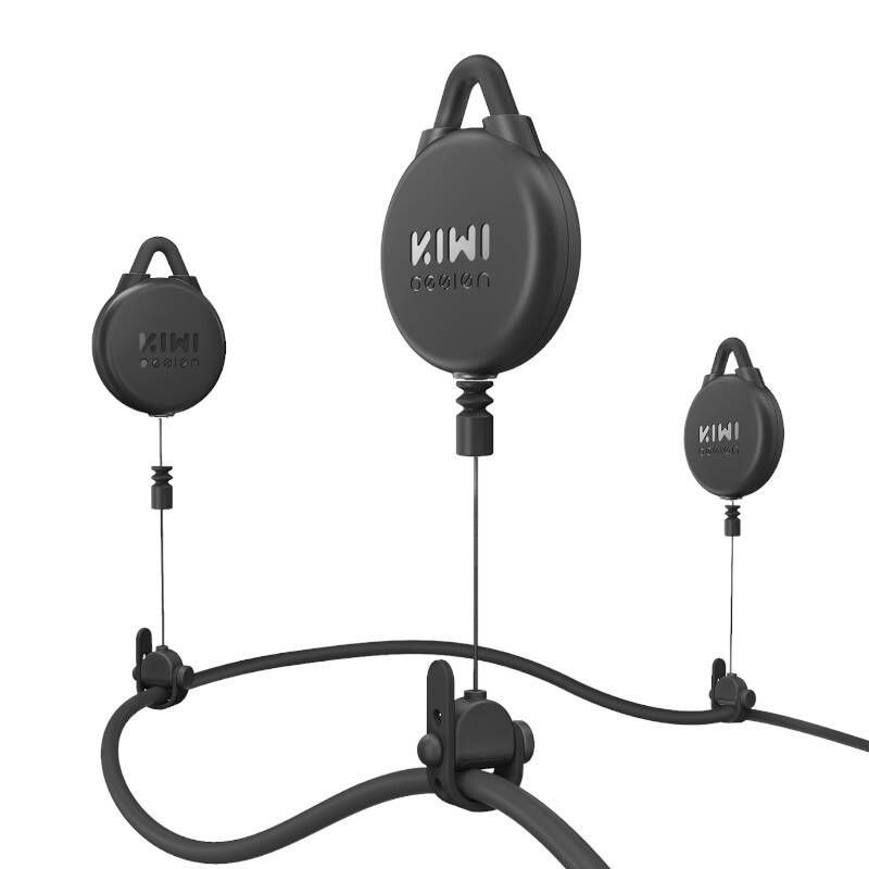 Système de 6 crochet de câble suspendu Kiwi Design V2-6 pour Meta Quest 2/3/Pro Noir - Ítem1