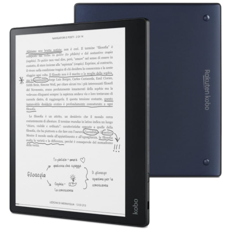 Kobo Elipsa Pack eReader 32GB Luz frontal regulável Preto + Kobo Stylus + SleepCover - Item