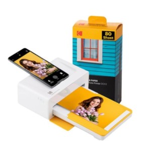 Kodak Dock Era + 60 Películas Blanco / Amarillo - Impresora para smartphones