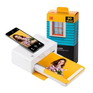 Kodak Dock Plus Amarillo - Impresora de fotos inalámbrica