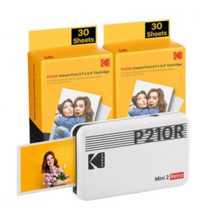 Kodak Mini 2 Retro Blanco - Impresora de foto inalámbrico