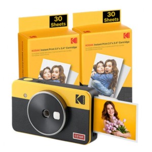 Kodak Mini Shot 2 Retro Amarillo - Cámara Instantanea + Impresora