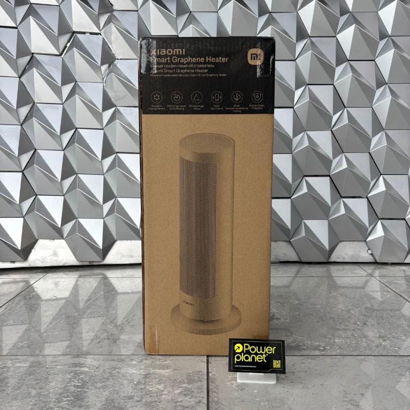 Foto real da caixa do Xiaomi Smart Graphene Heater