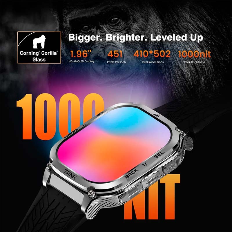 Kospet Tank M3 Edición Especial Plata - Reloj inteligente - Ítem2
