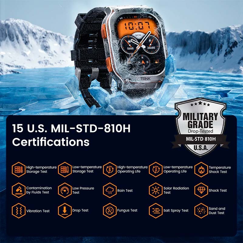 Kospet Tank M3 Ultra Edición Especial Plata - Reloj inteligente - Ítem2