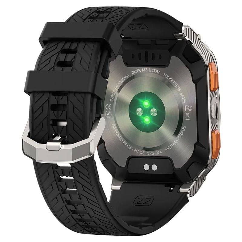Puissant de Kospet Tank M3 Ultra Noir - Montre connectée