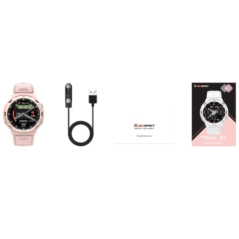 Kospet Tank S1 Rosa - Reloj inteligente - Ítem4