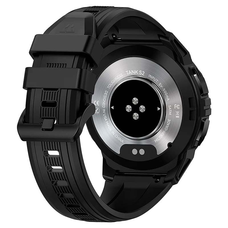 Traseira de Kospet Tank S2 Preto - Relógio inteligente