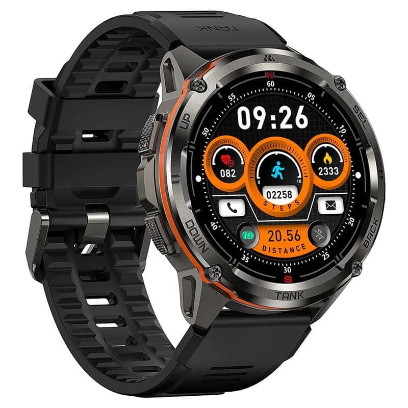 Frontal de Kospet Tank T3 Ultra Preto - Relógio inteligente