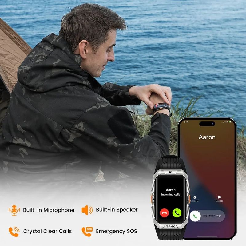 Kospet Tank X2 Ultra GPS Noir - Montre intelligente - Ítem3