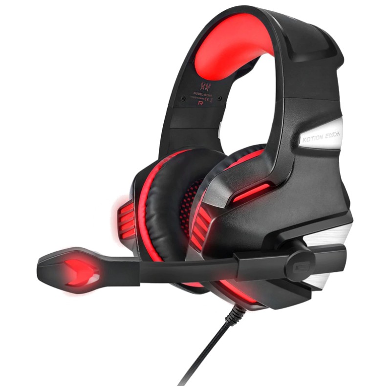 Kotion Cada G7500 Vermelho - Auscultadores gaming
