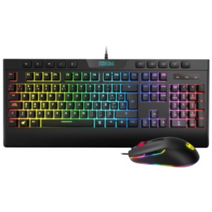 Pack Gaming Mécanique Clavier et Souris Krom Kalyos RGB - Switch Rouge 6400 DPI