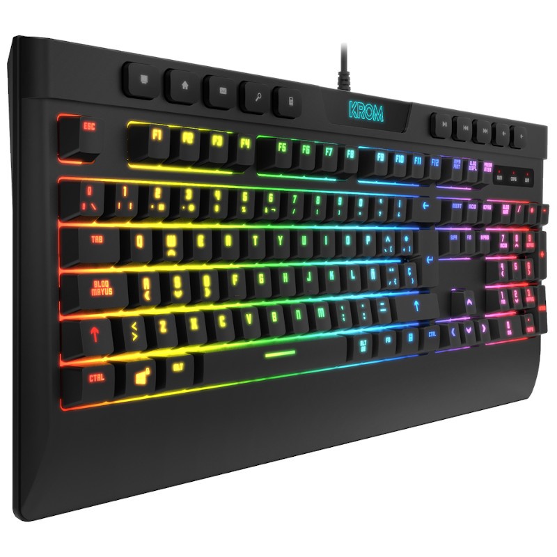 Pacote de jogos Teclado mecânico e mouse Krom Kalyos RGB - 6400 DPI Switch vermelho - Item9