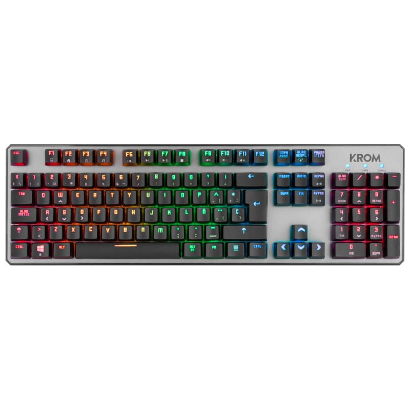 Clavier de jeu mécanique Krom Kernel RGB Noir Switch Rouge - Ítem