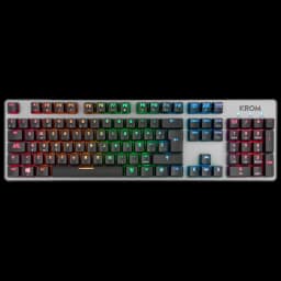 Clavier de jeu mécanique Krom Kernel RGB Noir Switch Rouge