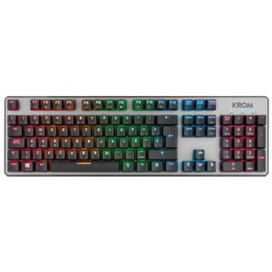 Teclado Mecánico Gaming Krom Kernel RGB Negro Switch Rojo