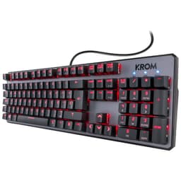 Krom Kernel Clavier Mécanique de Jeu RVB Noir - Adaptable