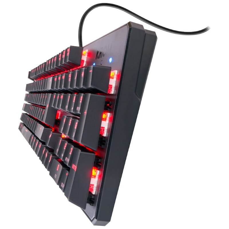 Clavier de jeu mécanique Krom Kernel RGB Noir Switch Rouge - Ítem4