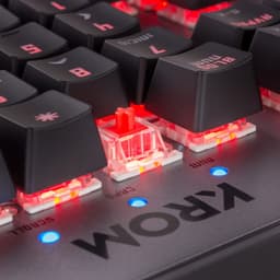 Krom Kernel Clavier Mécanique de Jeu RVB Noir - Lumières