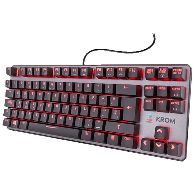 Krom Kernel TKL Clavier de Jeu Mécanique RGB - Frontale