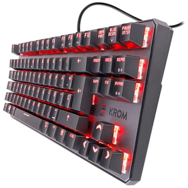 Krom Kernel TKL Teclado Mecánico 70% en Español Outemu red