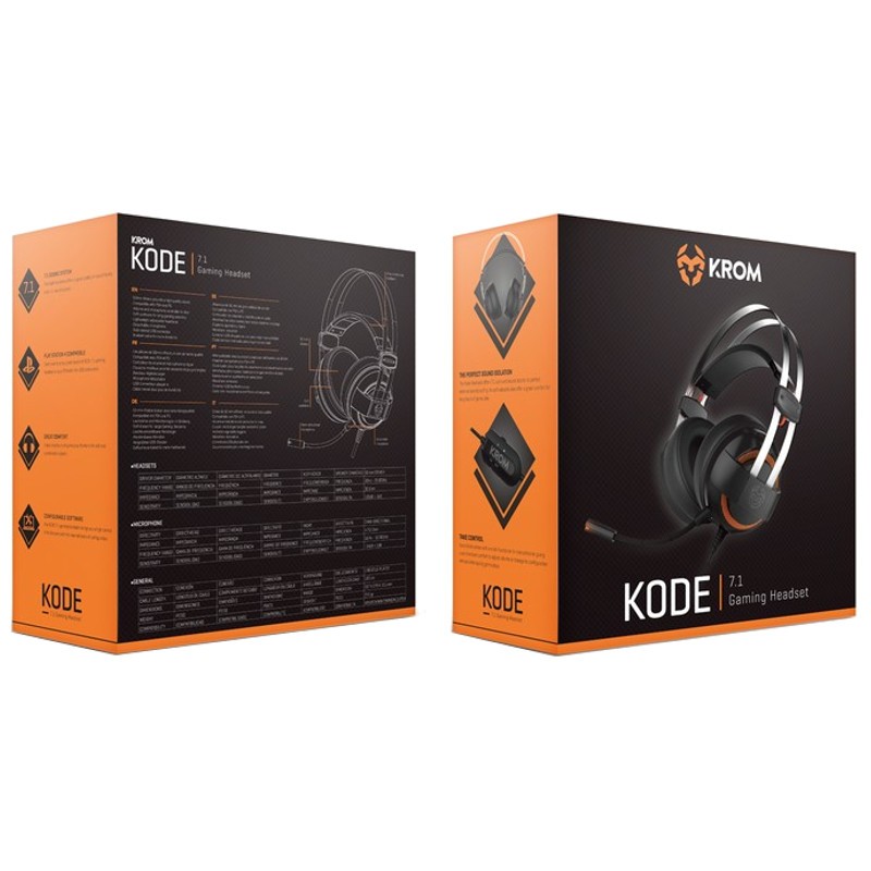 Krom Kode Gaming 7.1 Virtual - Negro - Ítem5