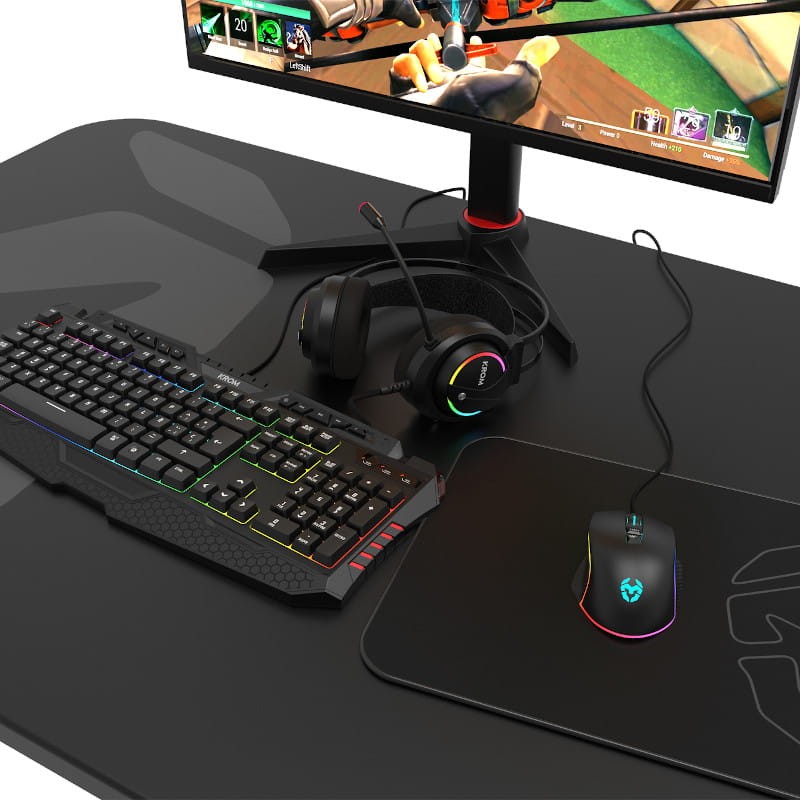 Krom Kritic Kit Gaming RVB Clavier, Casque, Souris, Tapis de souris - Ítem2