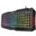 Teclado de membrana Krom Kyra Iluminação Traseira Preto - Item1