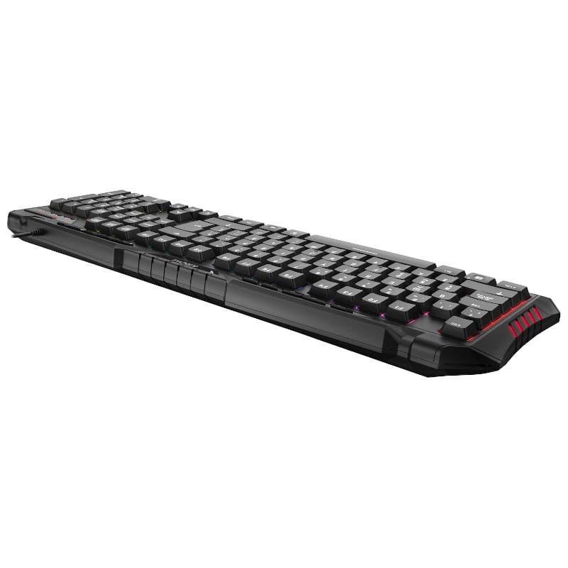 Teclado De Membrana Gaming Krom Kyra Retroiluminado Negro - Ítem5