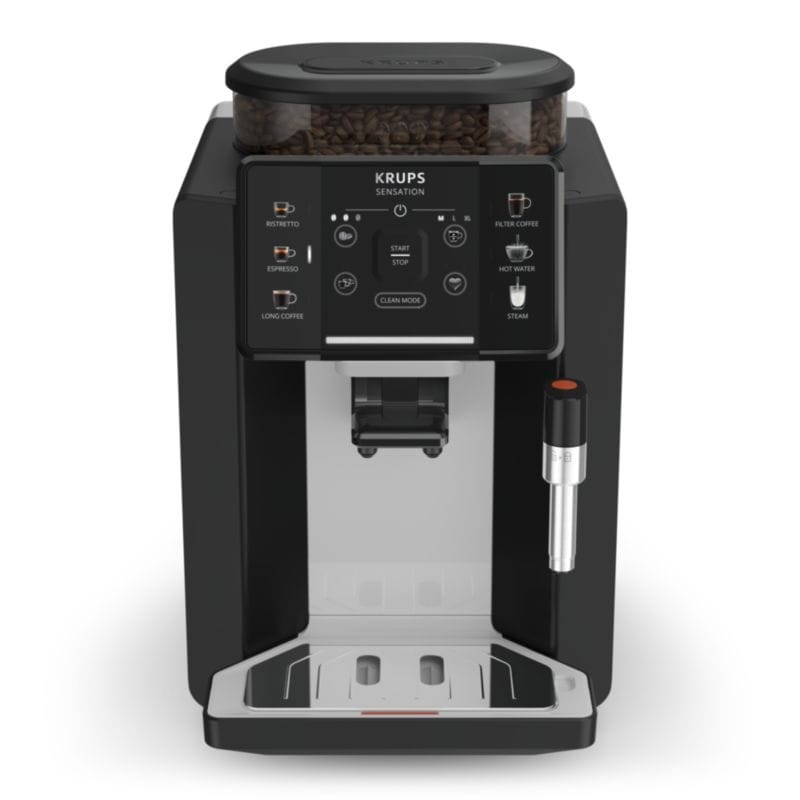 Krups Sensation C10 Moinho Vapor Barista Inside Preto - Máquina de café automática - Classe B Refurbished - Item