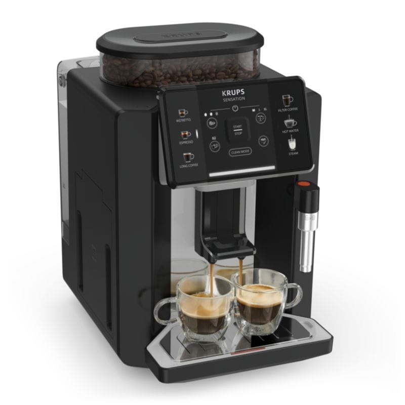 Krups Sensation C10 Moinho Vapor Barista Inside Preto - Máquina de café automática - Classe B Refurbished - Item1