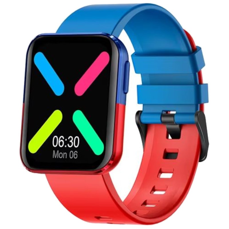 Kumi GT6 Azul/Vermelho - Relógio inteligente - Item