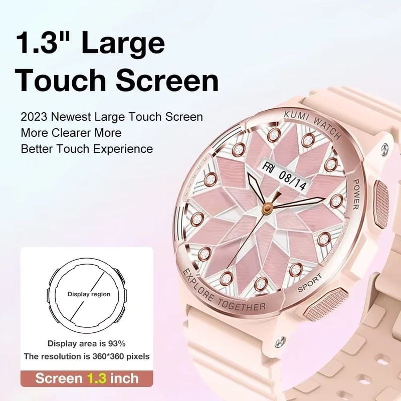 Kumi K6 Rose - Montre Connectée - Ítem1