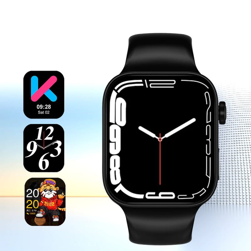 Relógio inteligente Kumi KU2 Max Preto - Item5
