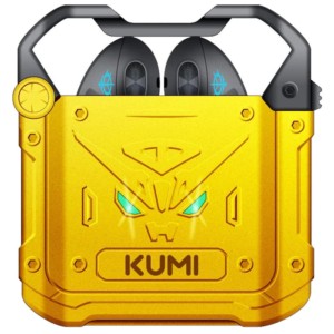Kumi Mech X3 TWS - Auriculares Bluetooth Oro