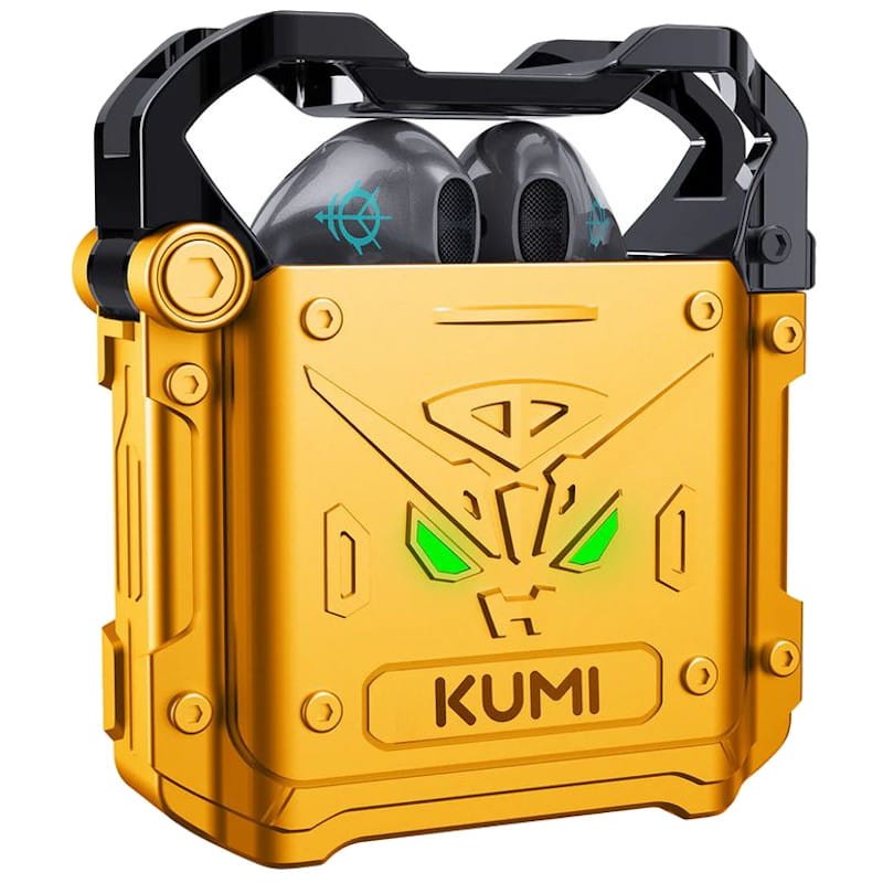 Kumi Mech X3 TWS - Auriculares Bluetooth Oro - Ítem1