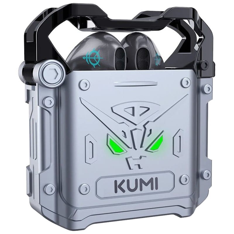 Kumi Mech X3 TWS - Fones de ouvido Bluetooth Prata - Item1