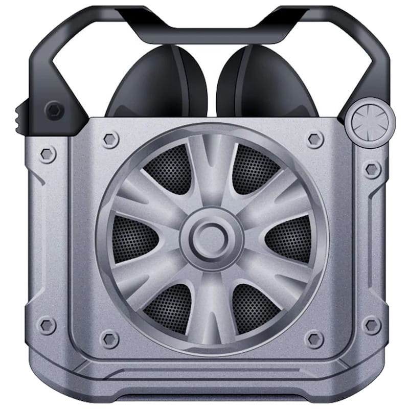 Kumi Mech X3 TWS - Auriculares Bluetooth Plata - Ítem3