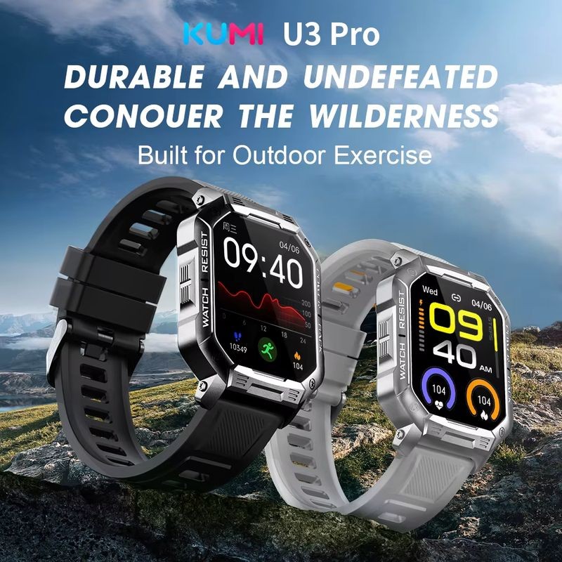 Kumi U3 Pro Gris - Montre intelligente - Ítem1