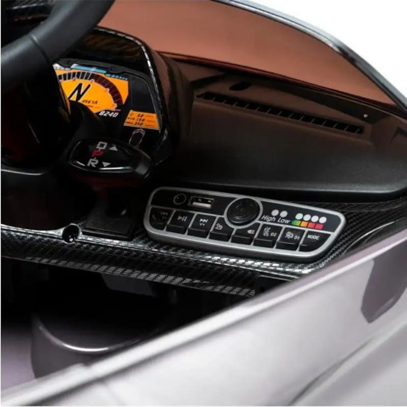 Lamborghini Veneno 12v Peinture Métallisée Grise - Voiture électrique pour enfants - Ítem9