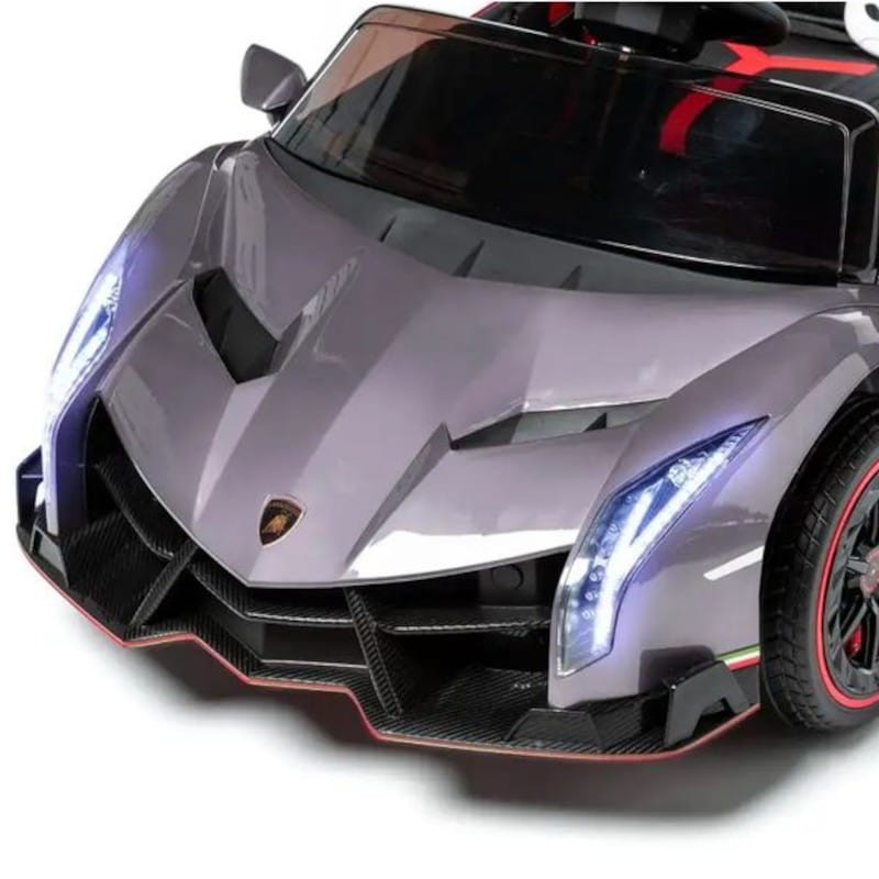 Lamborghini Veneno 12v Peinture Métallisée Grise - Voiture électrique pour enfants - Ítem10