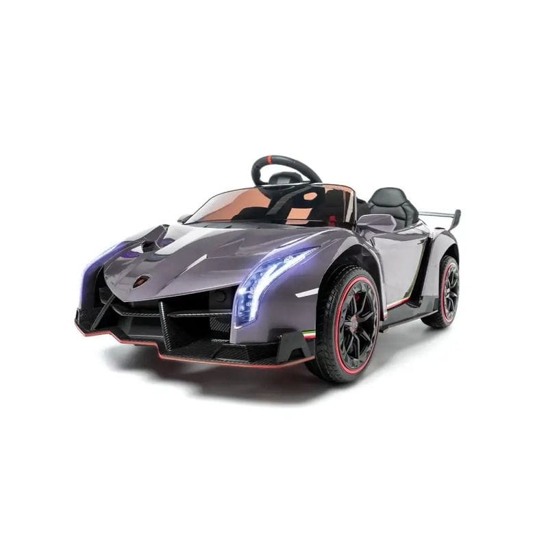Lamborghini Veneno 12v Peinture Métallisée Grise - Voiture électrique pour enfants - Ítem2
