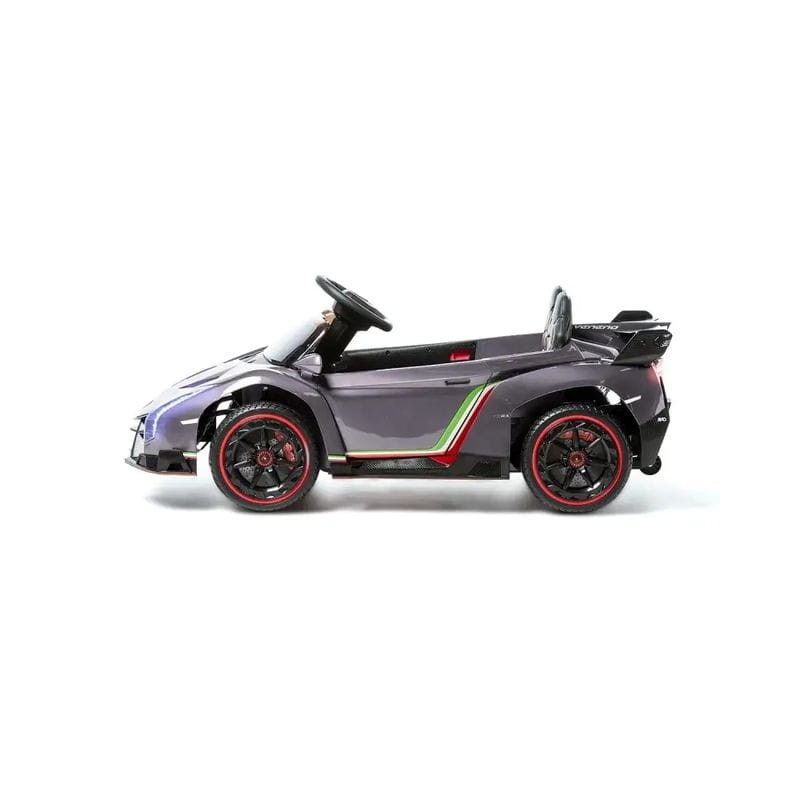 Lamborghini Veneno 12v Peinture Métallisée Grise - Voiture électrique pour enfants - Ítem5