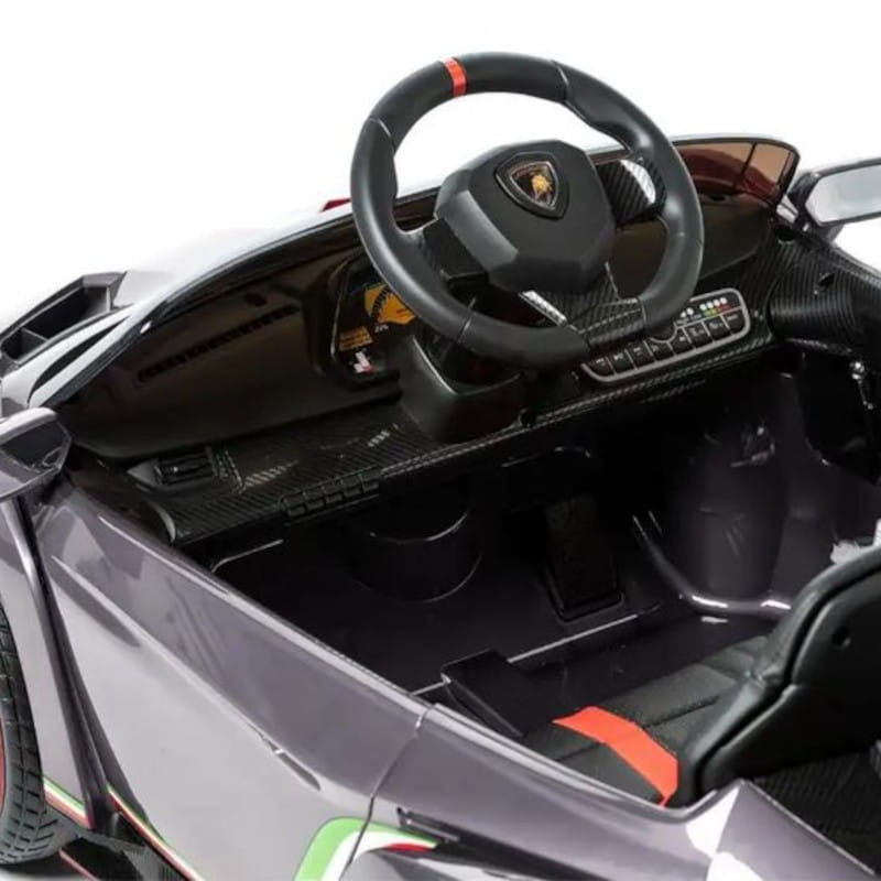 Lamborghini Veneno 12v Peinture Métallisée Grise - Voiture électrique pour enfants - Ítem8