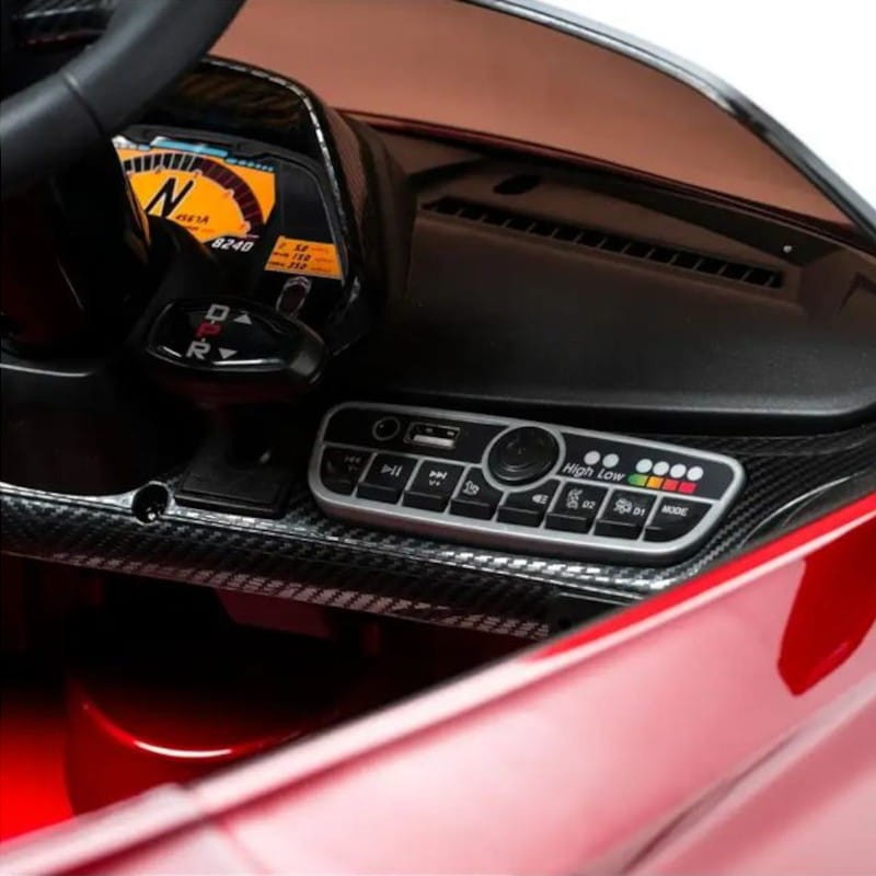 Lamborghini Veneno 12v Pintura Metalizada Rojo - Coche eléctrico para niños - Ítem9