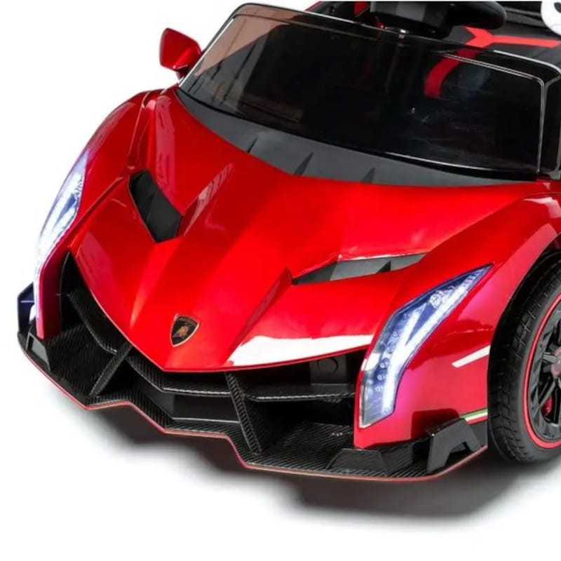 Lamborghini Veneno 12v Pintura Metalizada Rojo - Coche eléctrico para niños - Ítem10