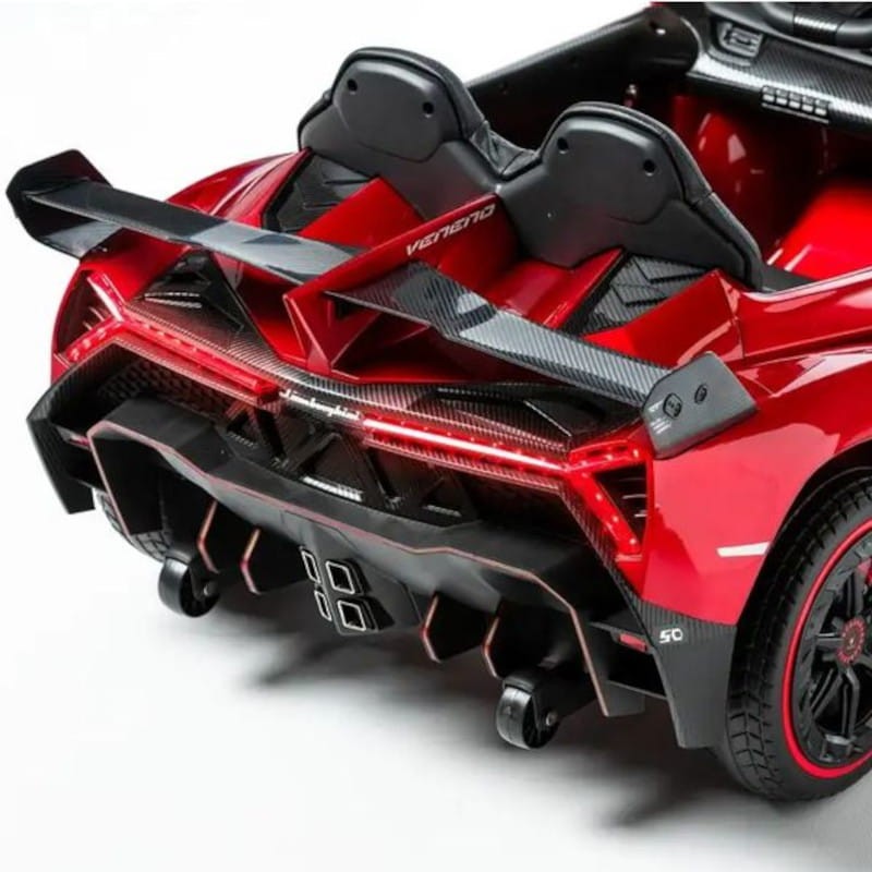 Lamborghini Veneno 12v Pintura Metalizada Rojo - Coche eléctrico para niños - Ítem11